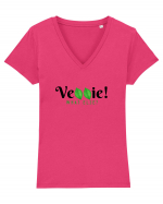 Veggie Tricou mânecă scurtă guler V Damă Evoker