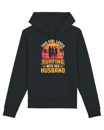 This Girl Loves Surfing With Her Husband Black