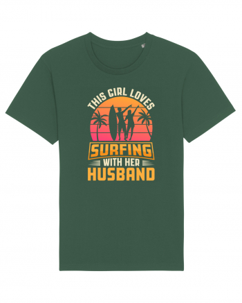 This Girl Loves Surfing With Her Husband Bottle Green