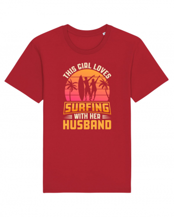 This Girl Loves Surfing With Her Husband Red