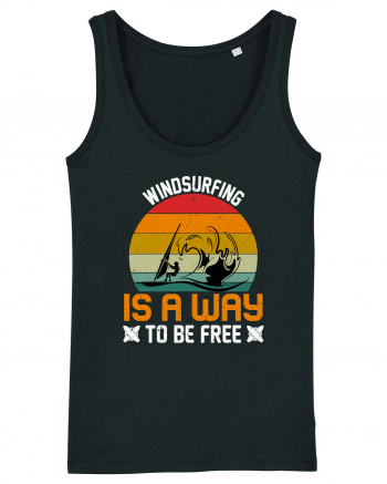 Windsurfing is a way to be free Black