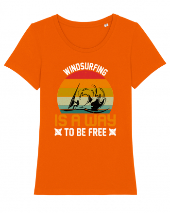 Windsurfing is a way to be free Bright Orange