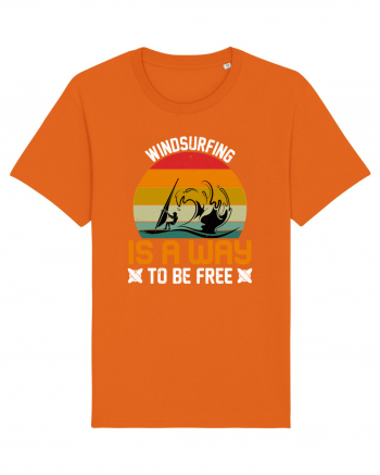 Windsurfing is a way to be free Bright Orange