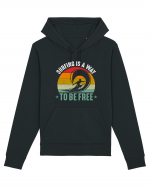 Surfing is a way to be free Hanorac Unisex Drummer