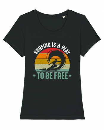 Surfing is a way to be free Black