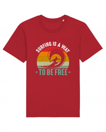 Surfing is a way to be free Red