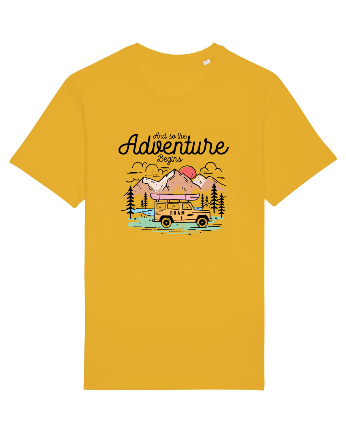 Tricou mânecă scurtă Unisex Rocker Spectra Yellow