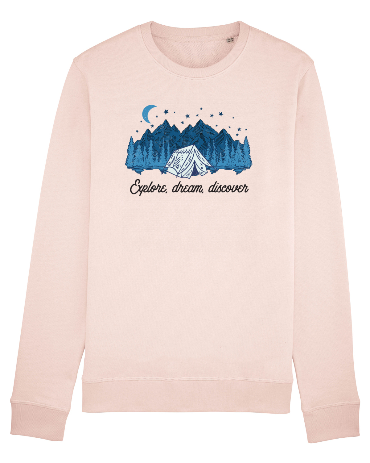 Bluză mânecă lungă Unisex Rise Candy Pink