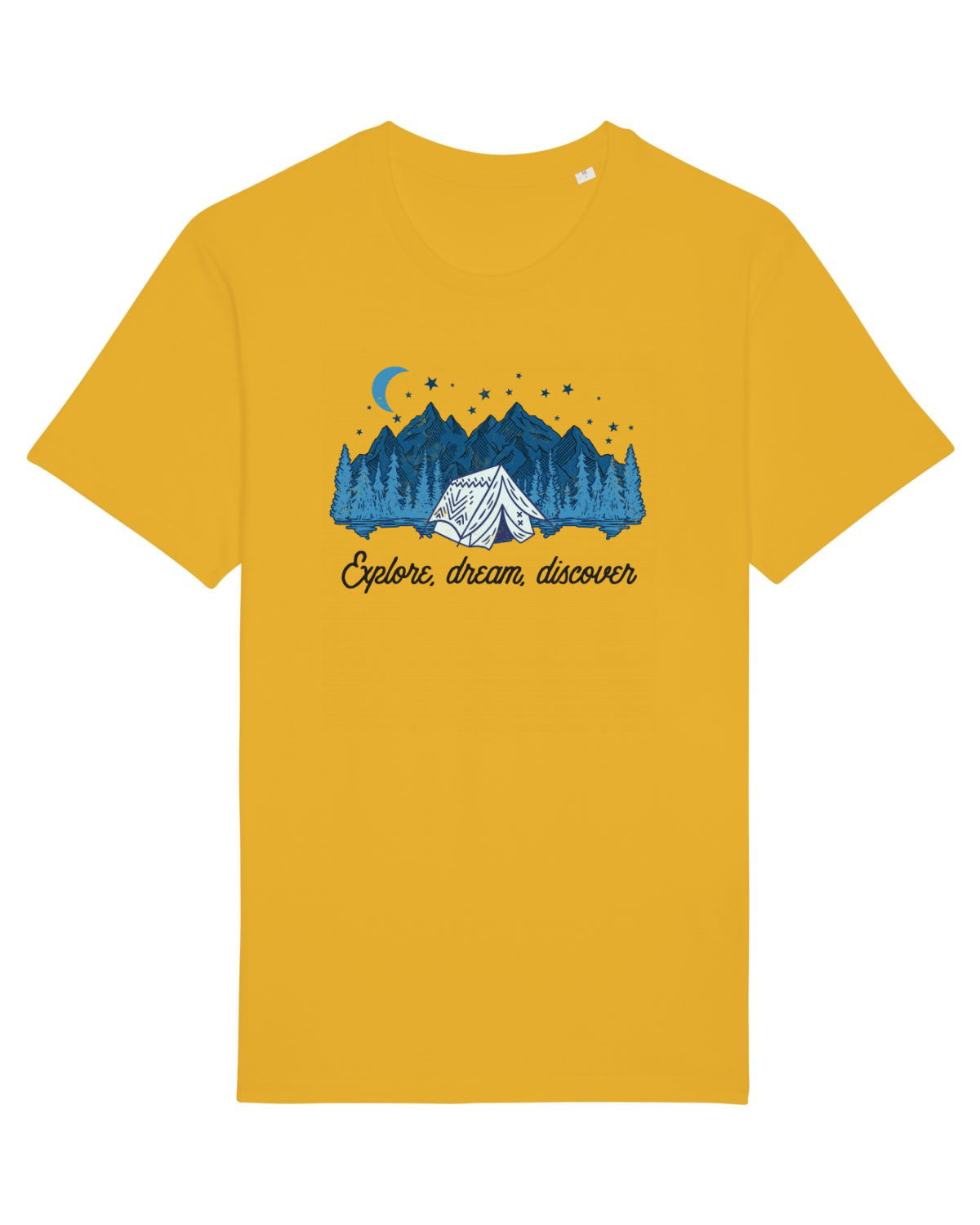 Tricou mânecă scurtă Unisex Rocker Spectra Yellow
