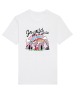 in stil line art - Go wild for a while Tricou mânecă scurtă Unisex Rocker