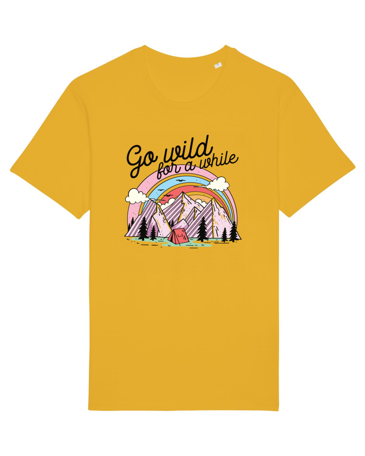 Tricou mânecă scurtă Unisex Rocker Spectra Yellow