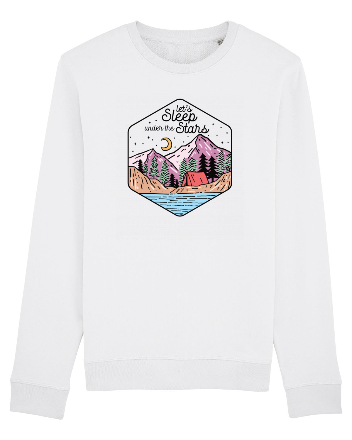 Bluză mânecă lungă Unisex Rise White