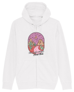 in stil line art - Not all who wander are lost Hanorac cu fermoar Unisex Connector