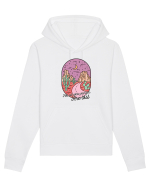 in stil line art - Not all who wander are lost Hanorac Unisex Drummer