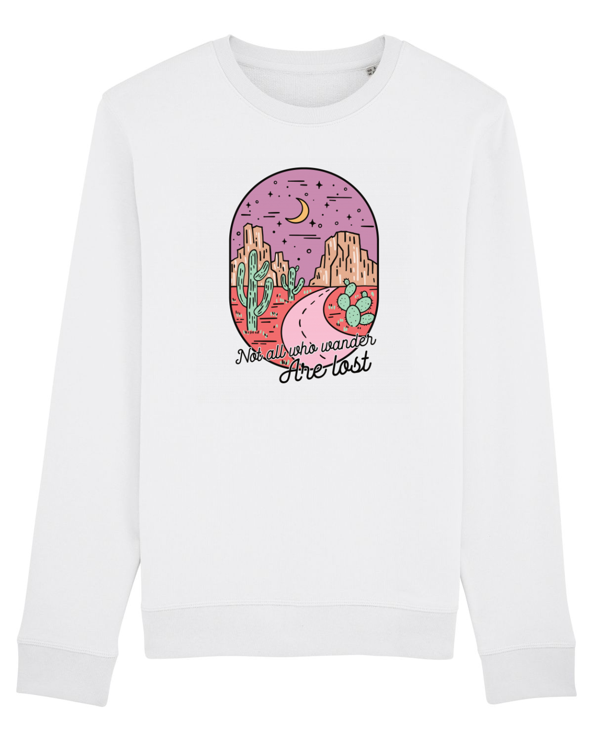 Bluză mânecă lungă Unisex Rise White