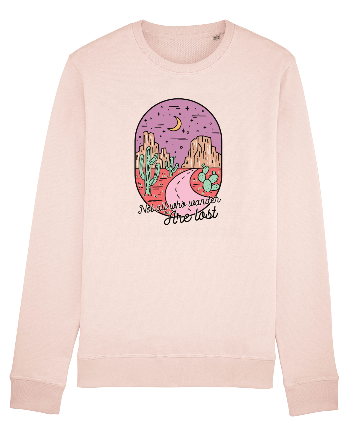 Bluză mânecă lungă Unisex Rise Candy Pink