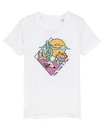 in stil line art - Stay wild and free Tricou mânecă scurtă  Copii Mini Creator