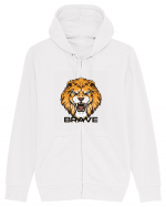 Be brave Lion Hanorac cu fermoar Unisex Connector