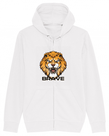 Be brave Lion White