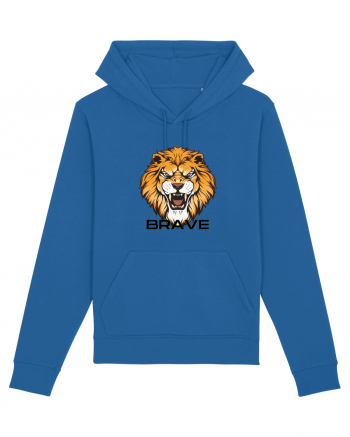 Be brave Lion Royal Blue