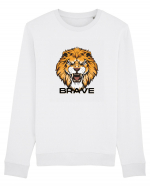 Be brave Lion Bluză mânecă lungă Unisex Rise