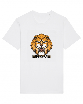 Be brave Lion White