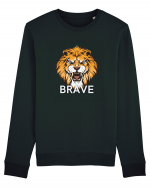 Be brave Lion Bluză mânecă lungă Unisex Rise