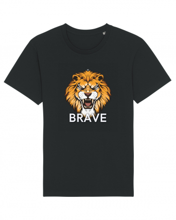 Be brave Lion Black