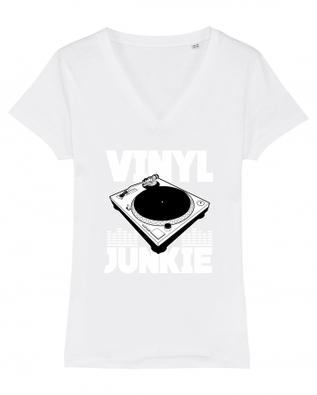 Vinyl Junkie White