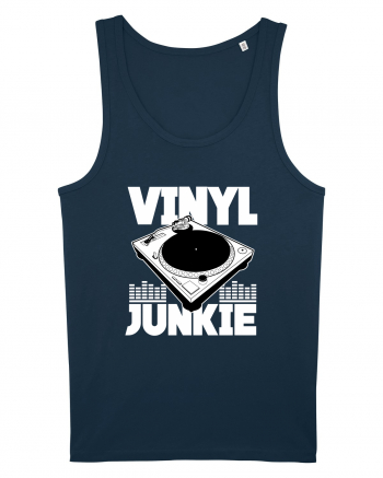 Vinyl Junkie Navy