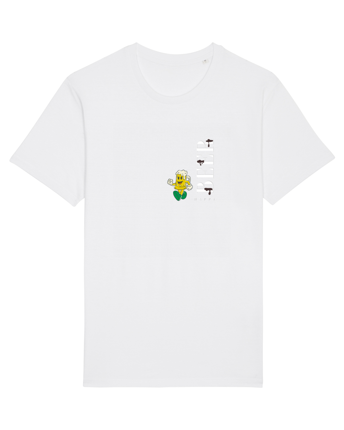 Tricou mânecă scurtă Unisex Rocker White