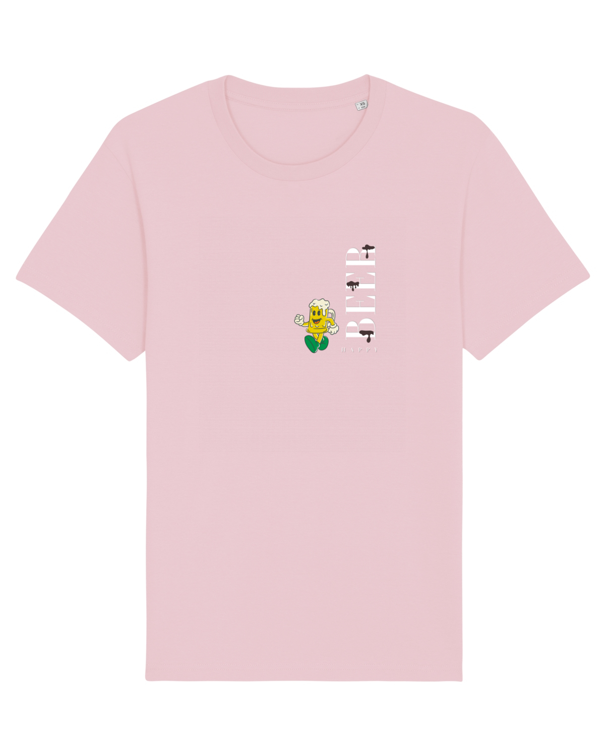 Tricou mânecă scurtă Unisex Rocker Cotton Pink