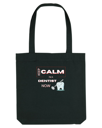keep calm i m a dentist now Black