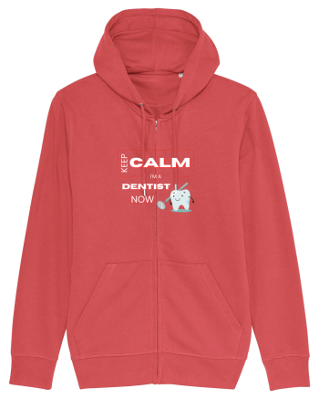 keep calm i m a dentist now Carmine Red