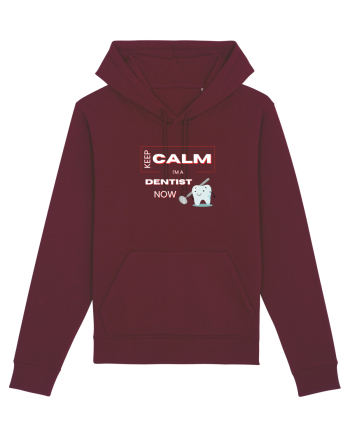 keep calm i m a dentist now Burgundy