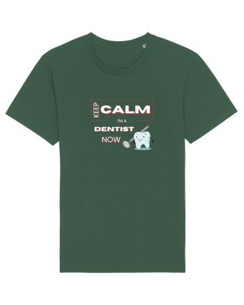 keep calm i m a dentist now Bottle Green