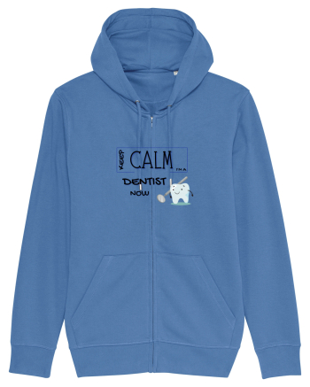 keep calm i m a dentist now Bright Blue
