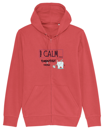 keep calm i m a dentist now Carmine Red