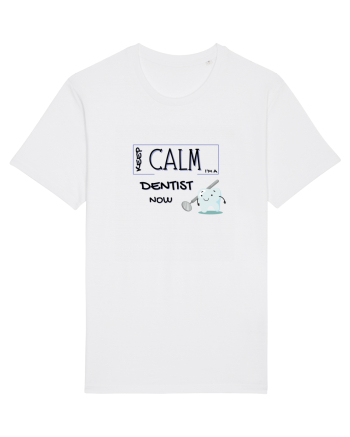 keep calm i m a dentist now White