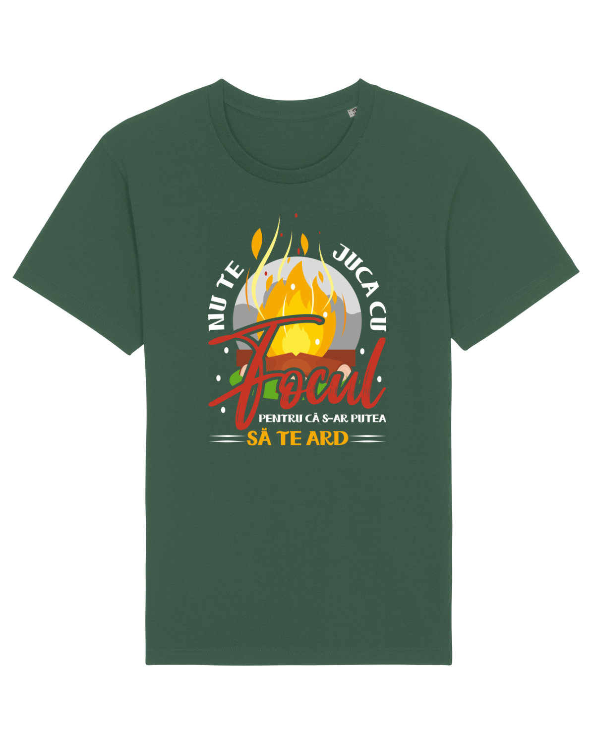 Tricou mânecă scurtă Unisex Rocker Bottle Green