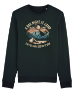 pentru camping - A bad night at camp is better than a good day at work Bluză mânecă lungă Unisex Rise