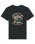pentru camping - A bad night at camp is better than a good day at work Tricou mânecă scurtă Unisex Rocker