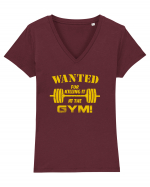 Wanted Tricou mânecă scurtă guler V Damă Evoker