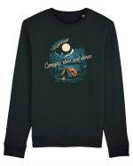 pentru camping - Campfire stars and stories Bluză mânecă lungă Unisex Rise