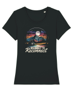 pentru camping - Disconnect to reconnect Tricou mânecă scurtă guler larg fitted Damă Expresser