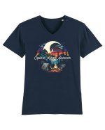 pentru camping - Explore dream discover Tricou mânecă scurtă guler V Bărbat Presenter
