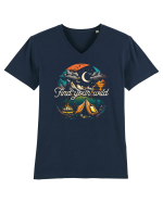 pentru camping - Find your wild Tricou mânecă scurtă guler V Bărbat Presenter