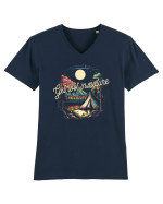 pentru camping - Get lost in nature Tricou mânecă scurtă guler V Bărbat Presenter