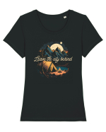 pentru camping - Leave the city behind Tricou mânecă scurtă guler larg fitted Damă Expresser