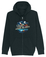 pentru camping - Sleep under the stars Hanorac cu fermoar Unisex Connector